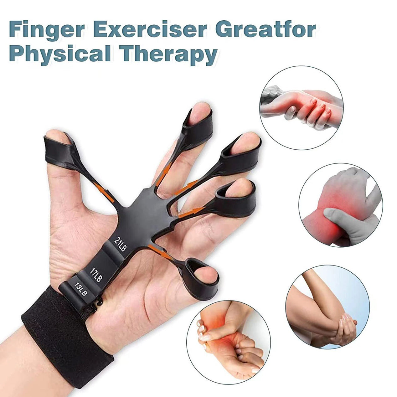 Finger grip strength trainer